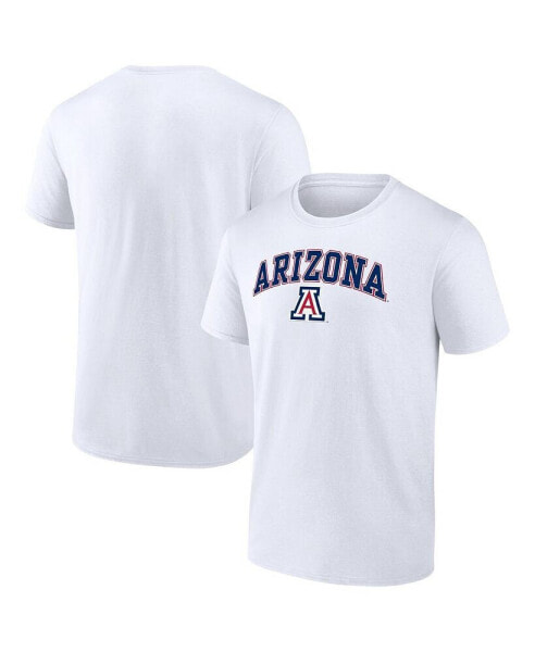 Men's White Arizona Wildcats Campus T-shirt