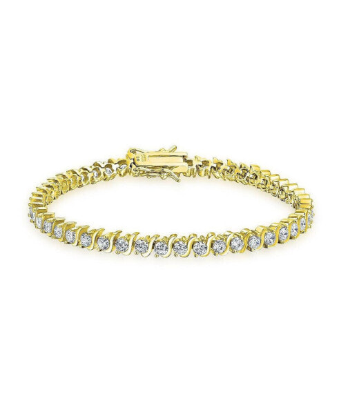 Браслет Bling Jewelry Swirl S Wave Tennis