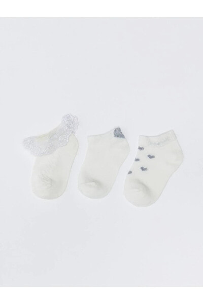 Kız Bebek Patik Çorap 3'lü