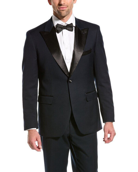 Alton Lane Mercantile Tuxedo Tailored Fit Suit With Flat Front Pant Men's