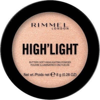 Rimmel Rimmel High'light Buttery-Soft Highlighting Powder rozświetlacz do twarzy 002 Candlelit 8g