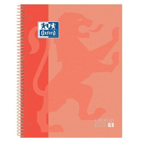 Notebook Oxford European Book 1 Peach A4 5 Pieces