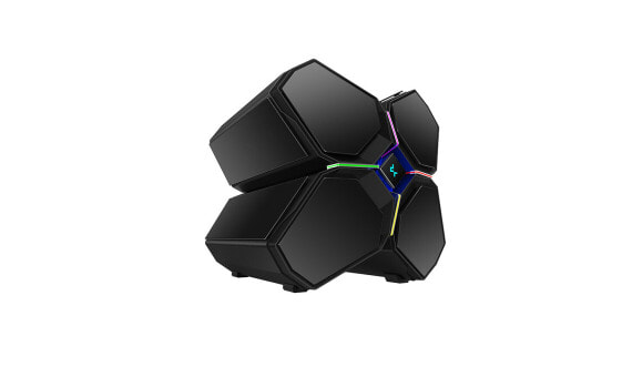 Deepcool QUADSTELLAR INFINITY - Cube - PC - Black - ATX - EATX - micro ATX - Mini-ATX - Acrylonitrile butadiene styrene (ABS) - Aluminium - SPCC - Tempered glass - Gaming