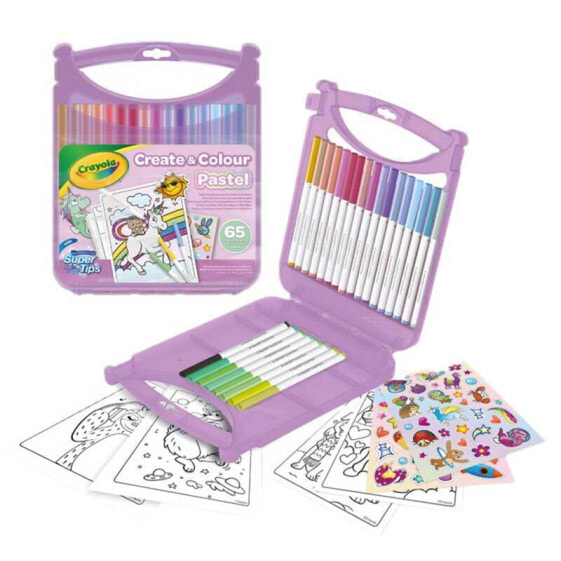 Фломастеры Crayola® Набор 65 Пастельных Цветов