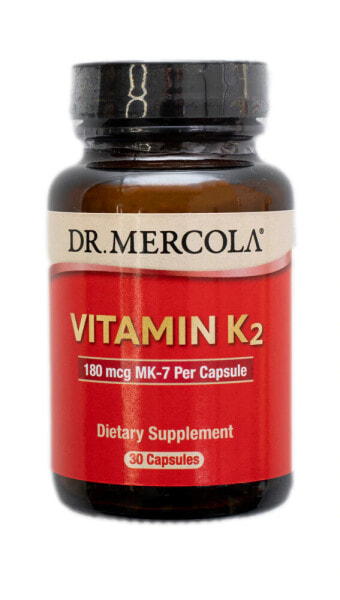 Dr. Mercola Vitamin K2 - Витамин К2 - 180 мкг - 30 капсул