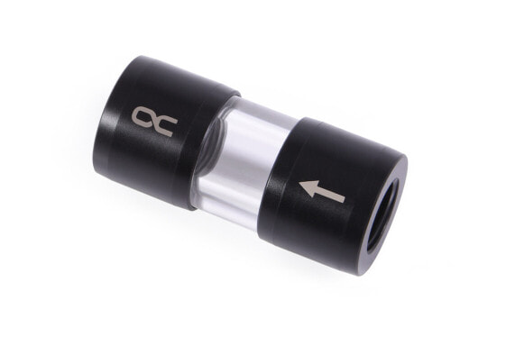 Alphacool 29142 - Acetal - Acrylic - Black - Transparent - 1/4" - Female - Female - 48 mm