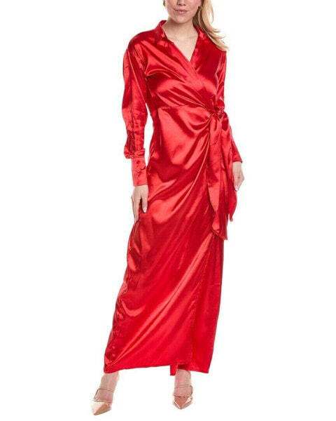 Платье Colette Rose Wrap Maxi Красное