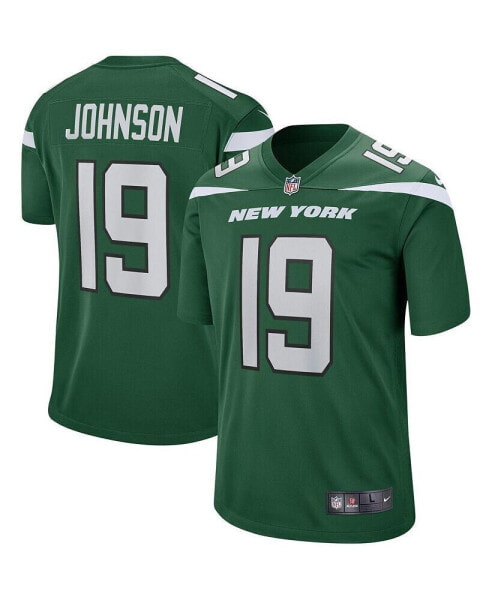 Men's Keyshawn Johnson Gotham Green New York Jets Game Retired Player Jersey