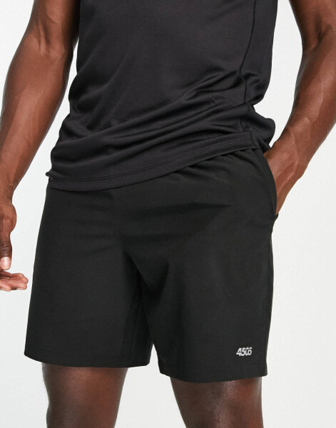 ASOS 4505 Icon 7 inch training shorts with quick dry in black