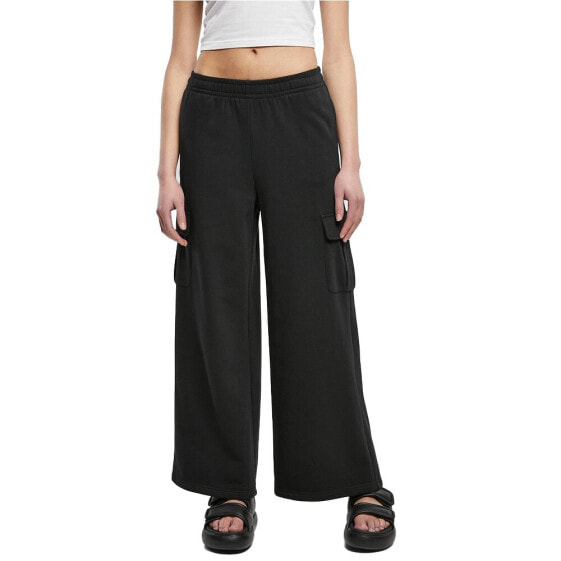 URBAN CLASSICS Terry high waist cargo pants