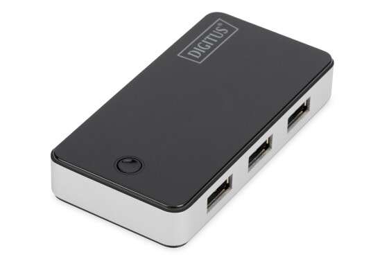 USB-концентратор USB 3.0 4 порта черного цвета Digitus DIGITUS USB 3.0 Hub, 4-port black