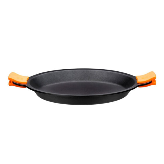 Сковорода алюминиевая BRA Braisogona A271636 (Ø 36 см) Чёрная/Оранжевая (6 штук)
