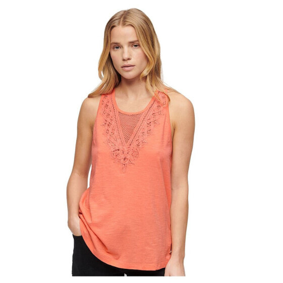 SUPERDRY Lace sleeveless T-shirt