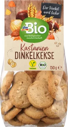 Kastanien Dinkelkekse, 150 g