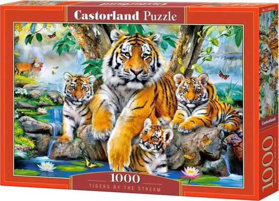 Castorland Puzzle 1000 Tigers by the Stream CASTOR