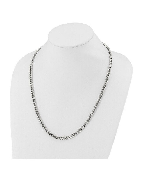 Stainless Steel 6mm 24 inch Curb Chain Necklace