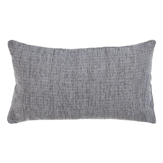 Cushion Polyester Cotton Grey 50 x 30 cm