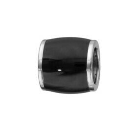 Stylish black steel bead BAS1011_1_23