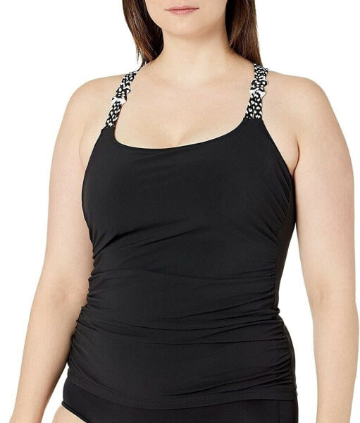 Profile by Gottex 259337 Women's Scoop Neck Cup Tankini Top Swimwear Size 32D