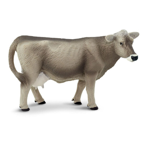 Фигурка Safari Ltd Brown Swiss Cow Figure Farm Life (Жизнь на ферме).