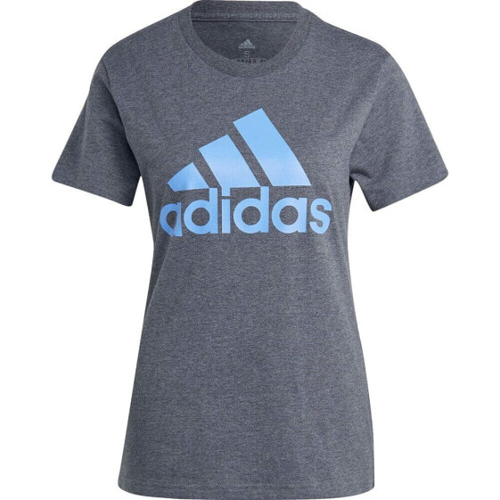 Футболка женская Adidas Big Logo, серая.