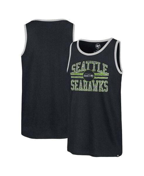 Men's College Navy Seattle Seahawks Winger Franklin Tank Top