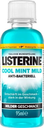 Mundspülung Cool Mint milder Geschmack Reisegröße, 95 ml