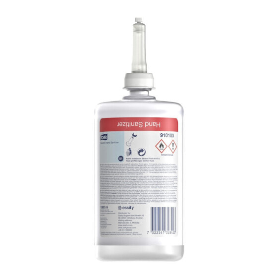 Essity 910103 - Hand sanitizer - 1000 ml - Bottle - Gel - Transparent - 93 mm