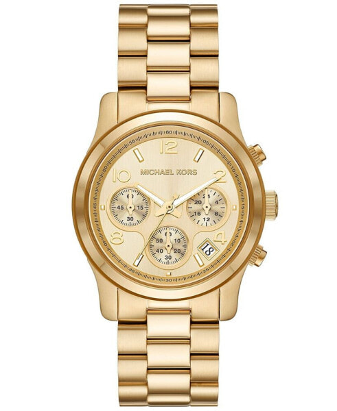 Women's Runway Chronograph Gold-Tone Stainless Steel Bracelet Watch, 38mm