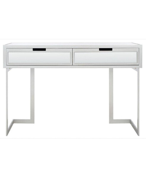 Enzo 2 Drawer Mirrored Desk