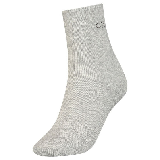 CALVIN KLEIN Short Crystal Logo socks