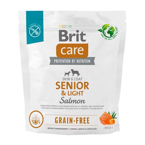 BRIT Older Dogs All Breeds Care Dog Grain-Free Senior And Light Salmon 1kg Dog Food