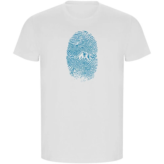 KRUSKIS Mountain Fingerprint ECO short sleeve T-shirt