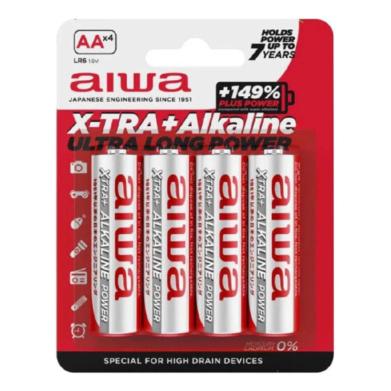 AIWA X-TRA LR6 AA Alkaline Batteries