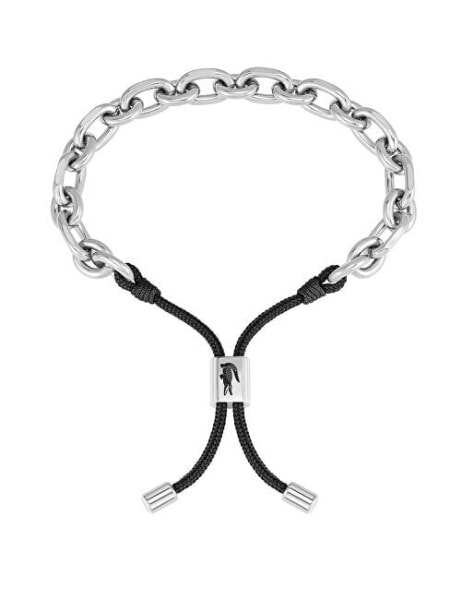 Steel bracelet with sliding clasp 2040250