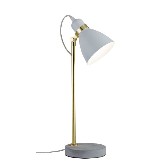 PAULMANN 79623 - Gold - Grey - White - Concrete - Metal - Living room - Study - II - E27 - 1 bulb(s)