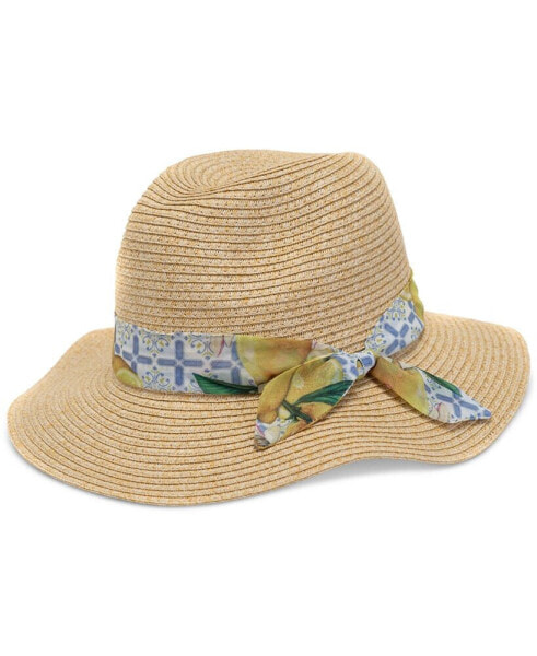 Women's Chiffon-Band Panama Hat