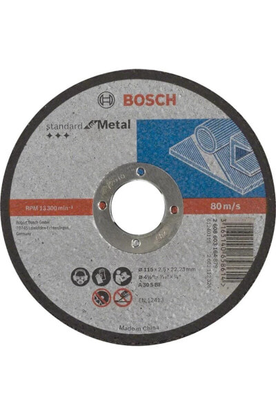 Standard Seri Metal İçin Düz Kesme Diski115x2,5mm