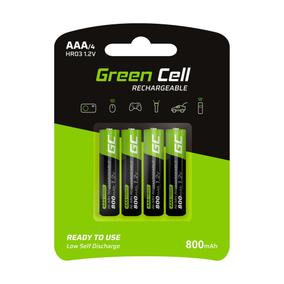 Green Cell AAA NiMH 1.2V 800mAh - 4 шт.