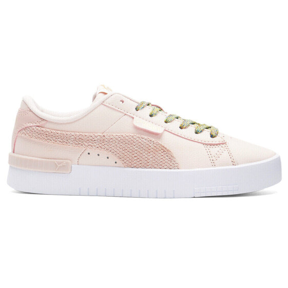 Puma Jada Soft Retro Perforated Lace Up Womens Pink Sneakers Casual Shoes 39030