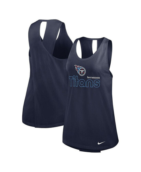 Women's Navy Tennessee Titans Performance Tank Top