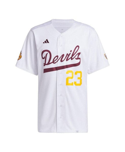 Футболка Adidas мужская #23 White Arizona State Sun Devils Team Baseball Jersey
