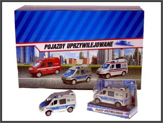 Hipo Mini Van Policja 8cm w pud.