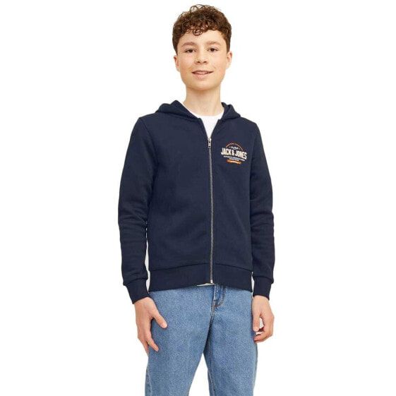 JACK & JONES Logo full zip sweatshirt