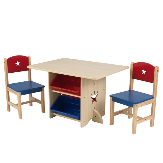 Столик с двумя стульями Kinder Holz "Stern" KidKraft