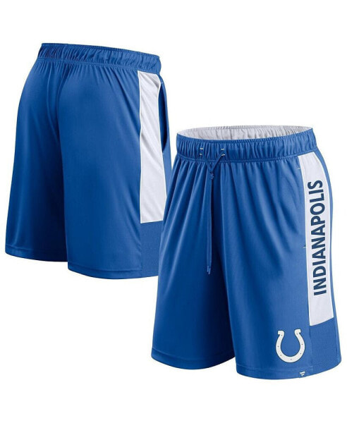 Men's Royal Indianapolis Colts Win The Match Shorts
