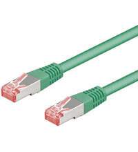 Wentronic CAT 6 Patch Cable S/FTP (PiMF) - green - 50 m - Cat6 - S/FTP (S-STP) - RJ-45 - RJ-45