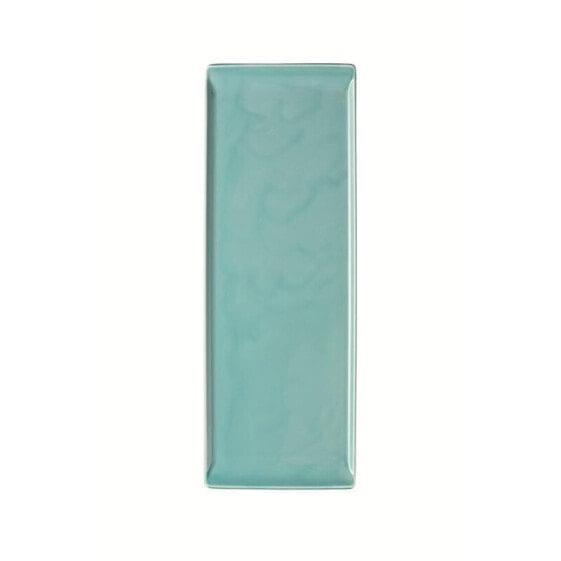 Rosenthal Mesh Aqua Platte flach 41x15cm blau