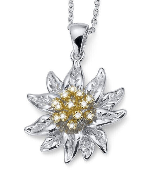 Колье CRYSTalp Sparkling Silver Glow