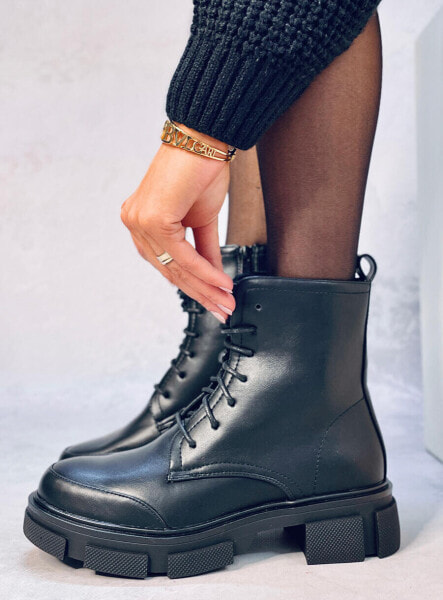 Ботинки COLEY BLACK Laced Boots